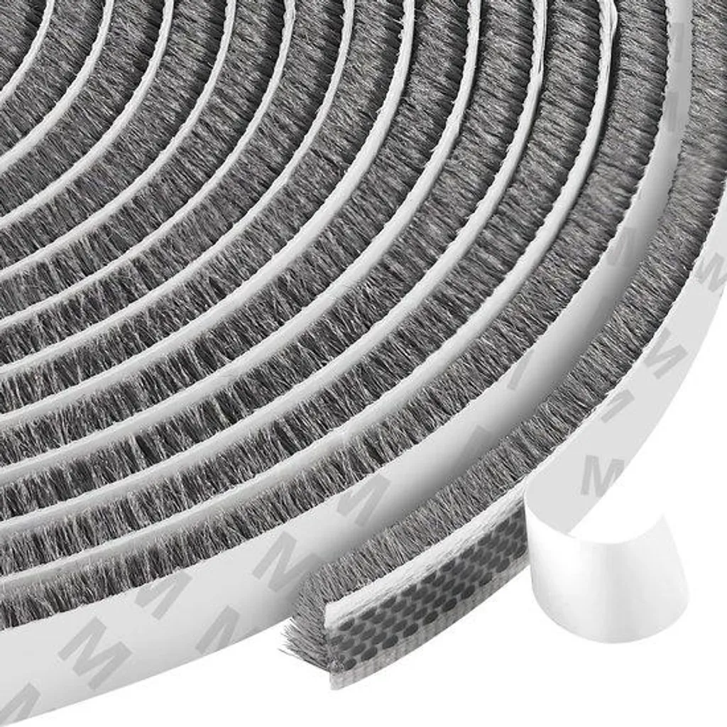 Isolation fenêtre coulissante 9x9mm - Joint brosse pour stop courants air