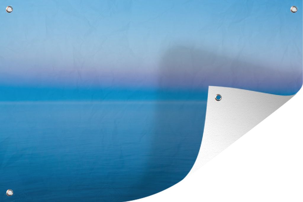 MuchoWow 60x40 cm Outdoor-Poster Gartendeko Sichtschutz Garten Poster für den Garten Ostsee - Sonnenaufgang - Wasser