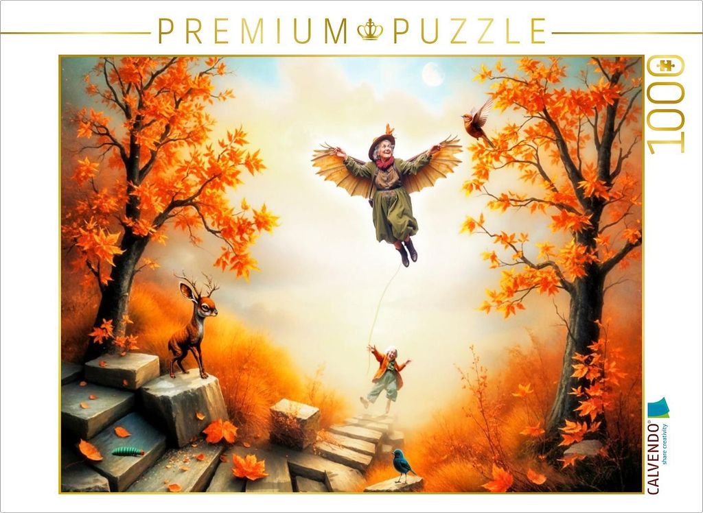 CALVENDO Puzzle Herbstausflug | 1000 Teile Lege-Größe 64x48cm Foto-Puzzle für glückliche Stunden