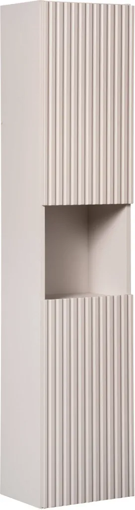 Meuble Haut de Salle de Bain Cachemire 140 cm Façade Rainurée Design