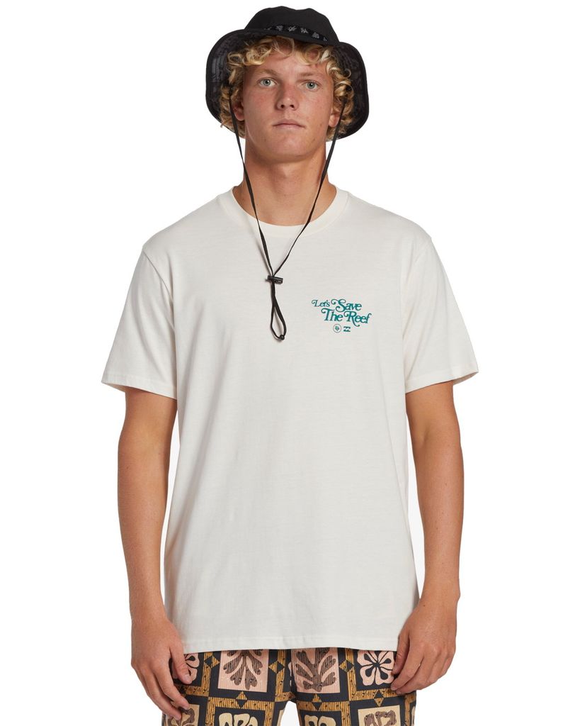 Billabong CG LETS SAVE THE REEF SS OFF WHITE L