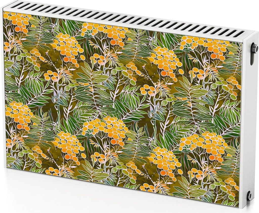 Sommerwieseblumen – Magnetische Heizkörperabdeckung – 90x60 cm – Magnet Heizkörperabdeckung – 3D Würfel – Heizkörperverkleidung – M...