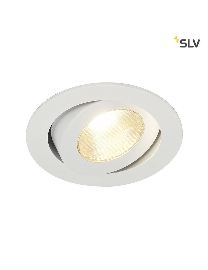SLV 161271 CONTONE Downlight schwenkbar rund weiss 13W LED Produktbild 