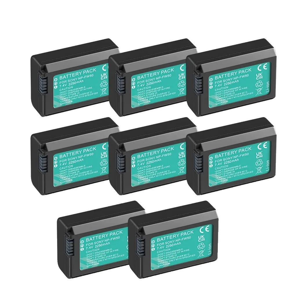 Batterie NP-FW50 haute capacité 2250mAh et station de charge double LCD