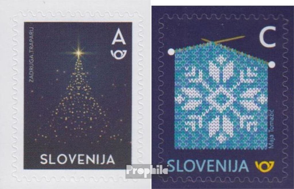 Briefmarken Slowenien 2018 Mi 1332-1333 (kompl.Ausg.) postfrisch Neujahr