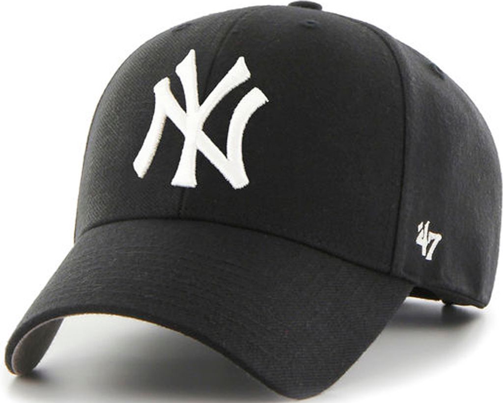 Forty Seven 47 Brand MVP New York Yankees Curved Visor Snapback Cap Black MLB Limited Edition