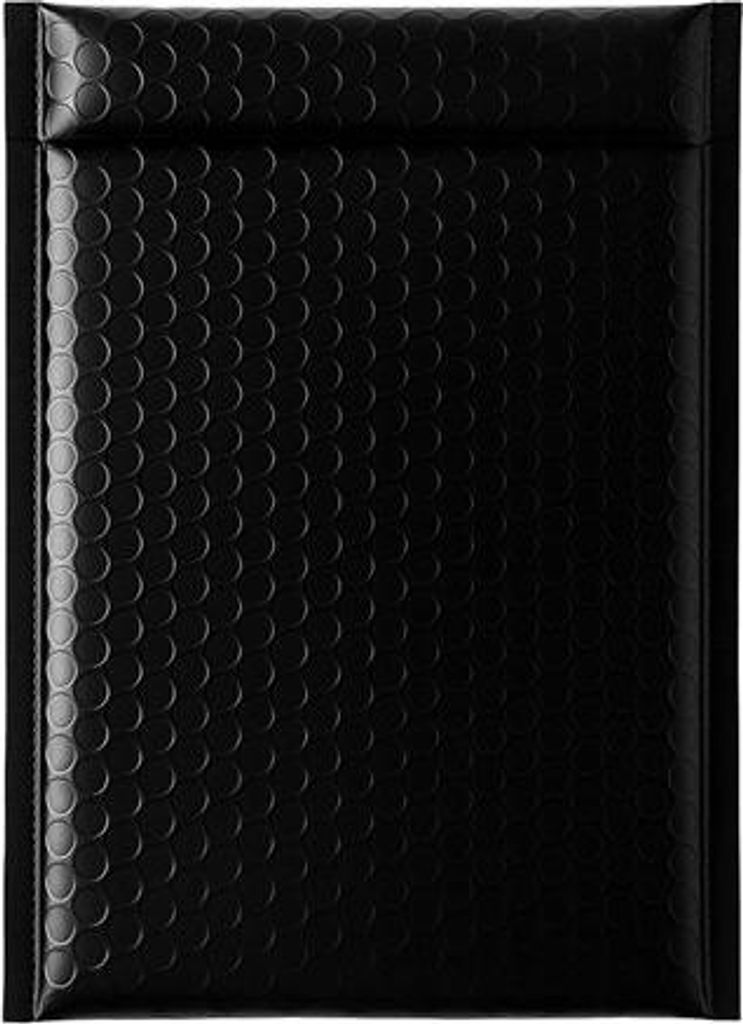 Metallisierter Versandumschlag Babelkowa 230 x 324 mm Schwarz