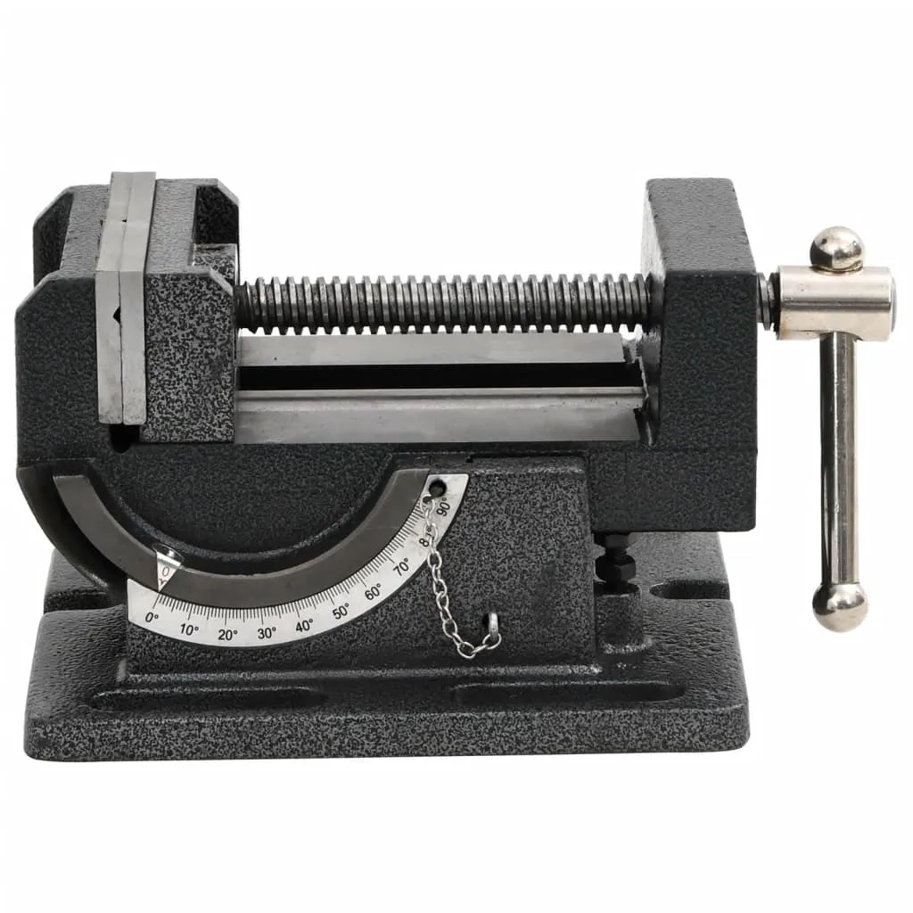 vidaXL Étau pour machine basculant manuel 110 mm - Fixation précise