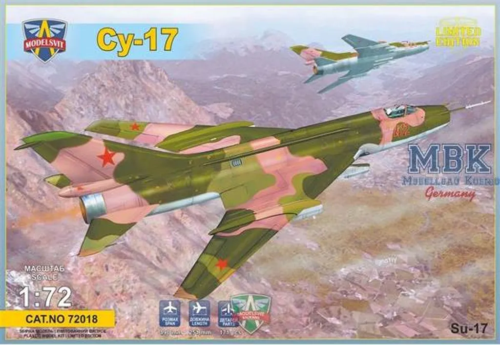 Sukhoi Su-17 Série MSVIT72018 MODÈLES VIT Détails Haute Précision 1/72
