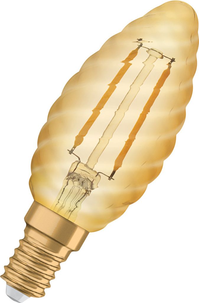 OSRAM LED-Lampen, Vintage-Edition, 12 Watts Ersatz, E14, Produktbild 