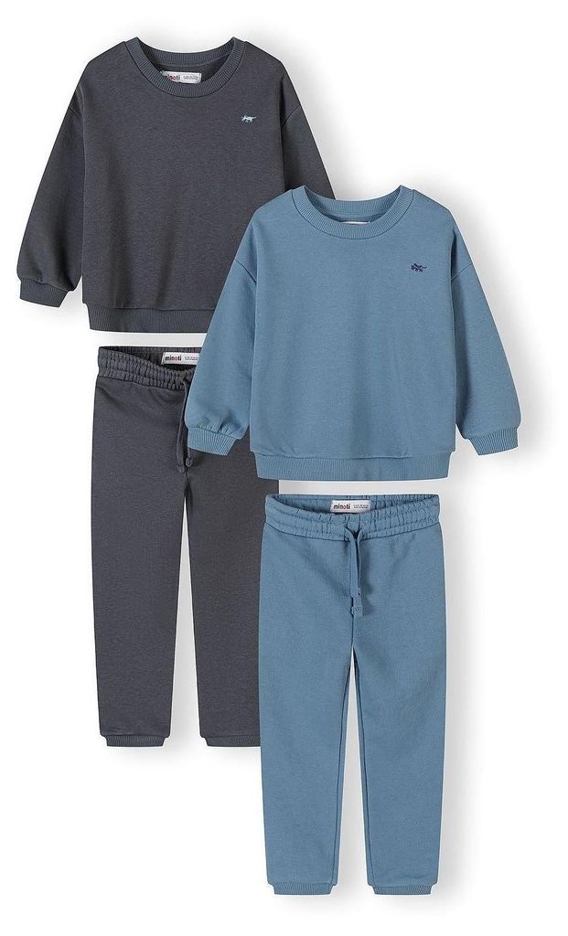 Minoti Set Baumwolle Blau Gr. 62 für Jungen