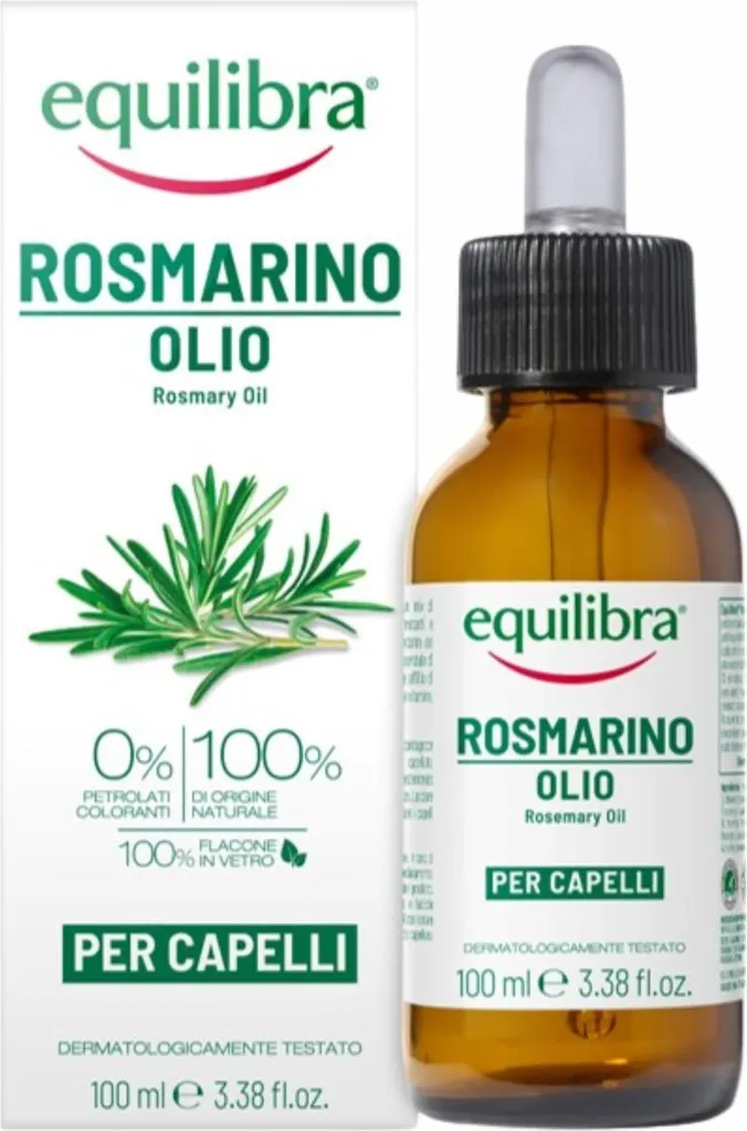 Trattamento Urto Capelli: Equilibra Olio Rosmarino 100ml Rivitalizzante