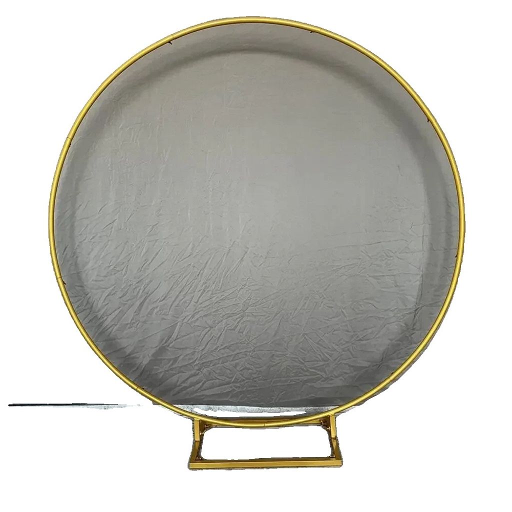 Hochzeits-Hintergrunddekoration, Metallbogenständer, Outdoor-Hochzeitslayout, Gold-Quadrat Basis, 1.5m(59.1in)