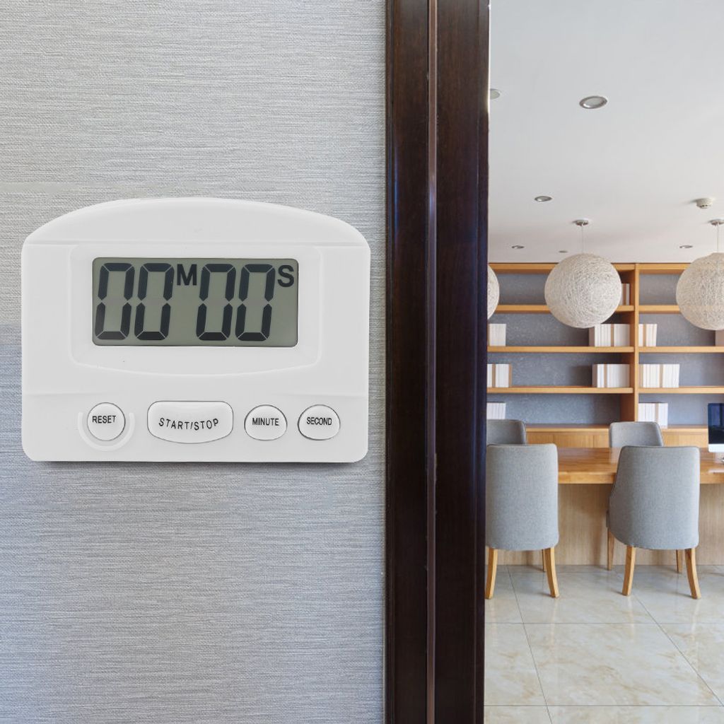 Digitaler Timer, Countdown-Timer, LCD-Timer, Küchentimer, Digitaluhr-Timer