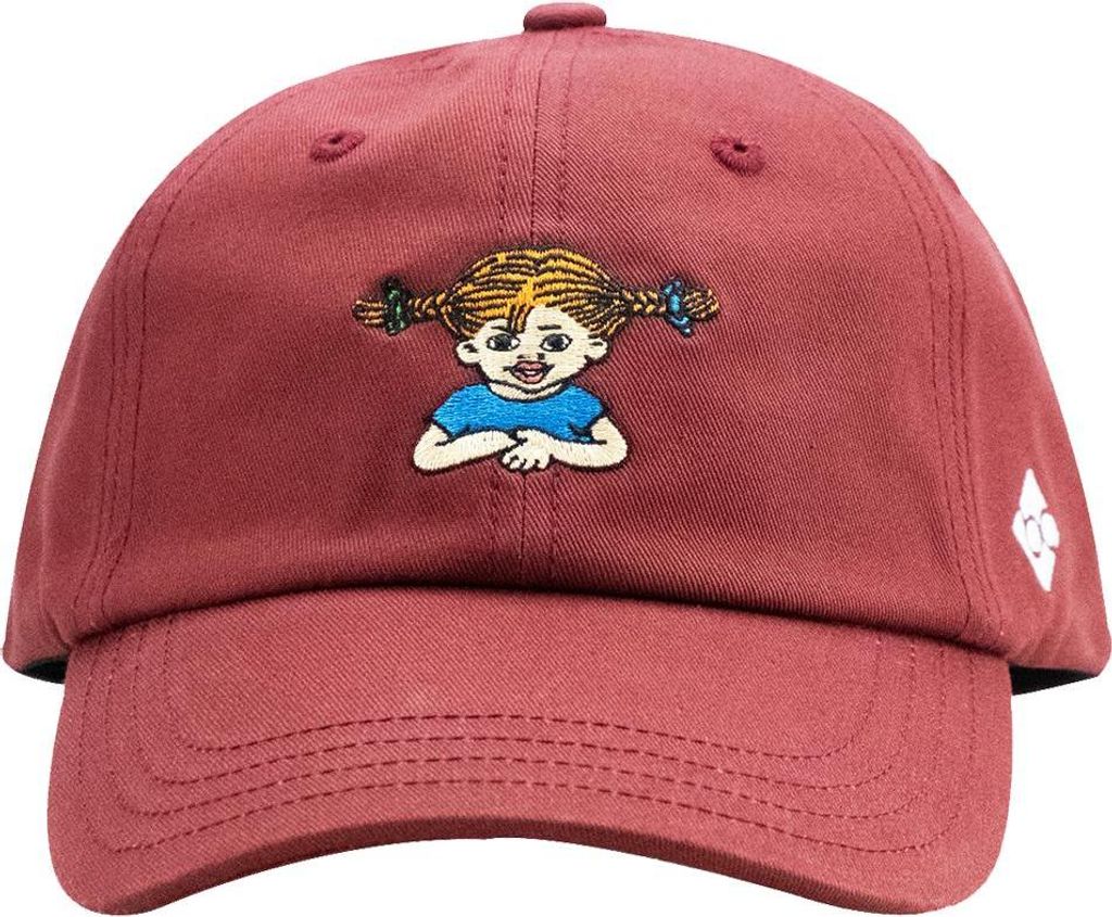 BAVARIAN CAPS Kids Snapback Cap Pippi Langstrumpf burgund