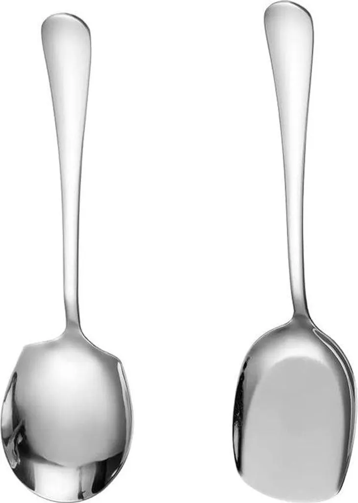 Cuillères de service de table en acier pour matériel de restauration