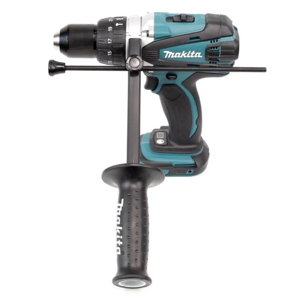 Perceuse à percussion Makita DHP458RTJ 18V 5Ah pour perçage intensif Pro