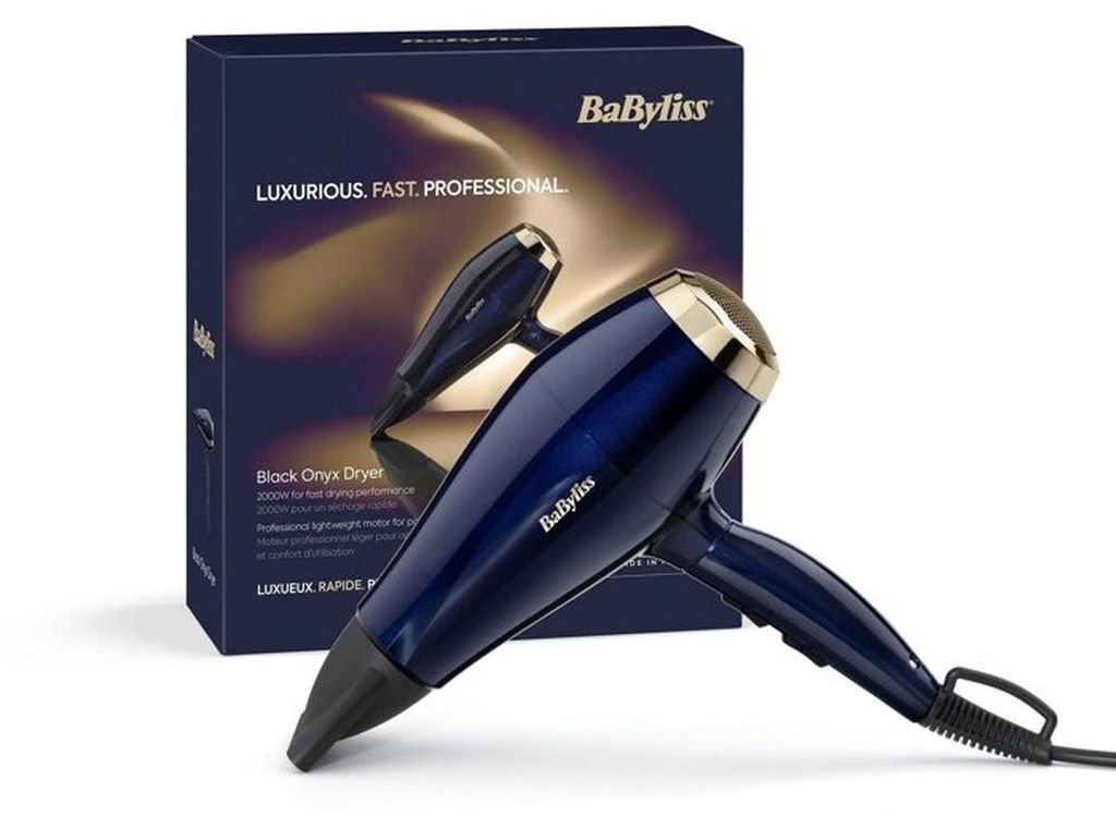 BaByliss 5911E, Gleichstrom, 26,4 m/s, Schwarz, Gold, Produktbild 