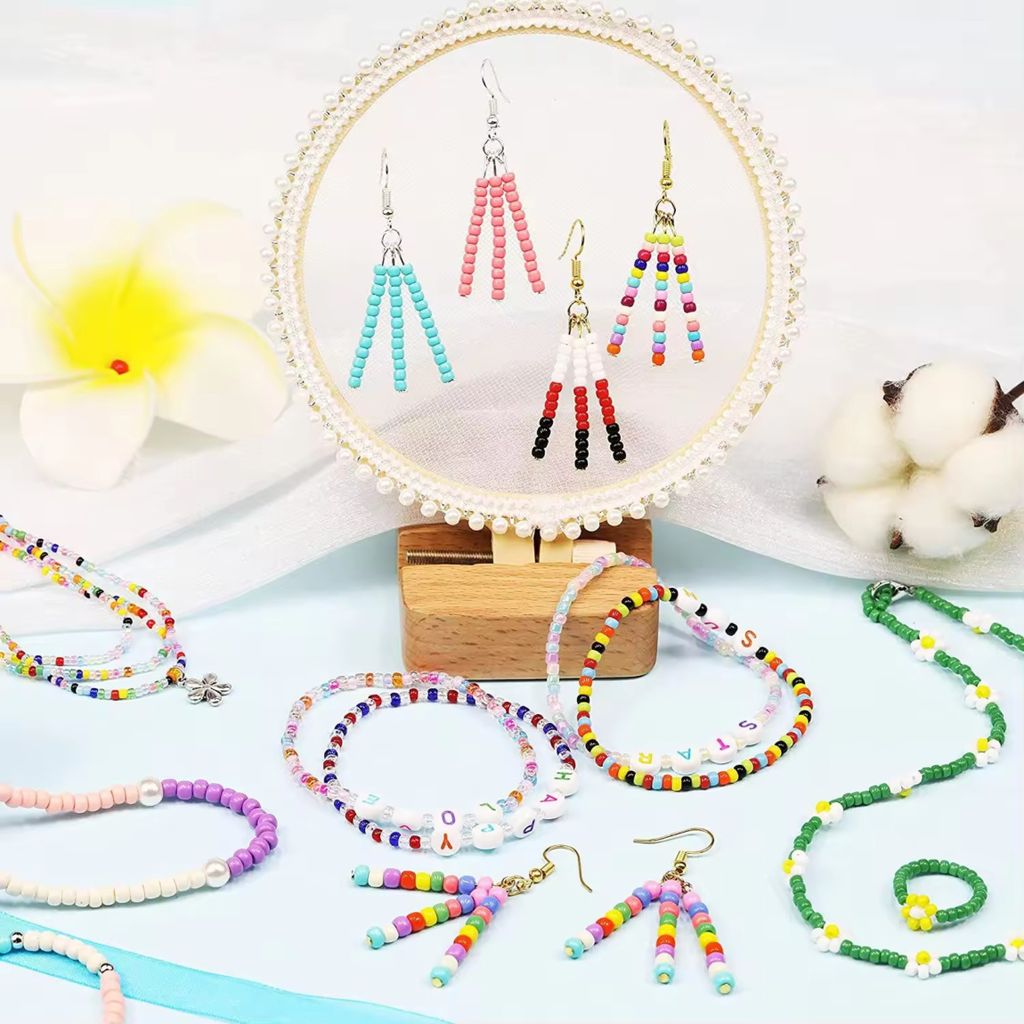 Perlen für Armbänder Halsketten Schmuck Set kreativ DIY Produktbild 13
