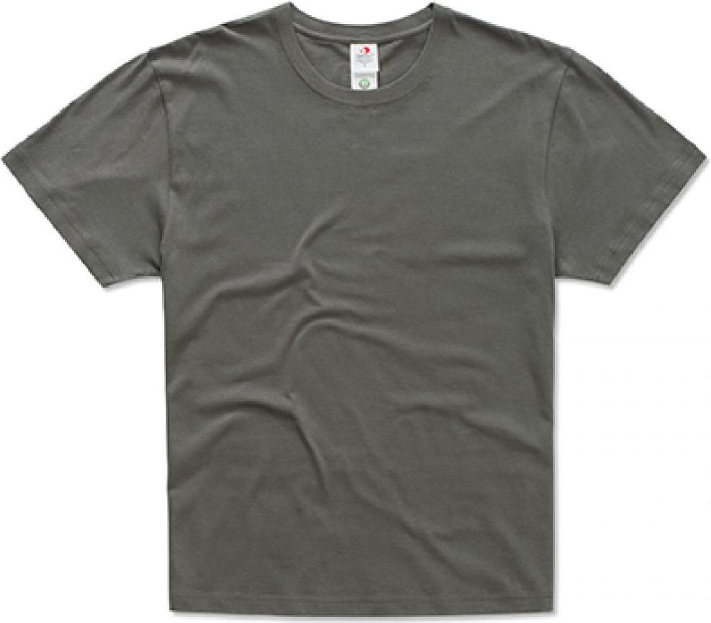 Stedman ST2020 | Herren Classic-T Organic / Standard 100 - Farbe: Real Grey - Größe: XS