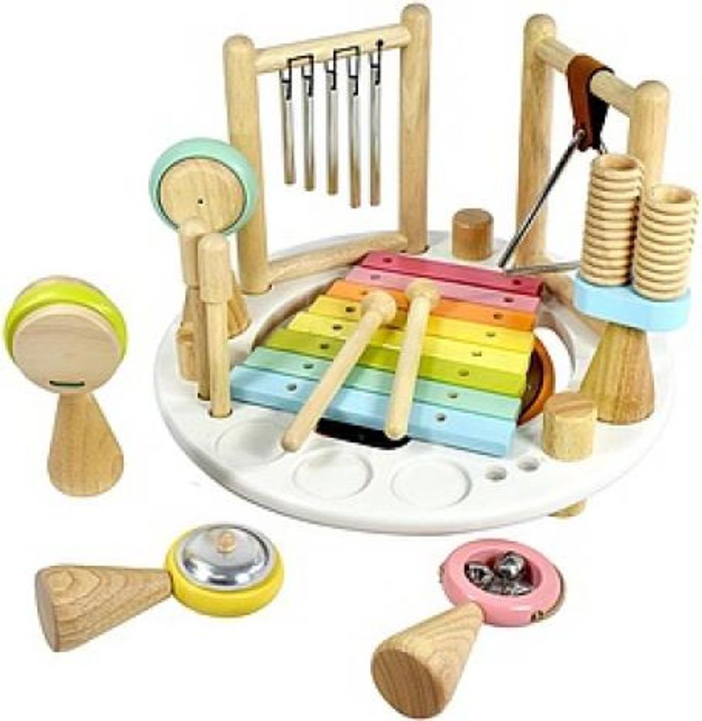 I'm Toy Musikset - Holz Musikinstrumente rund Pastellfarben
