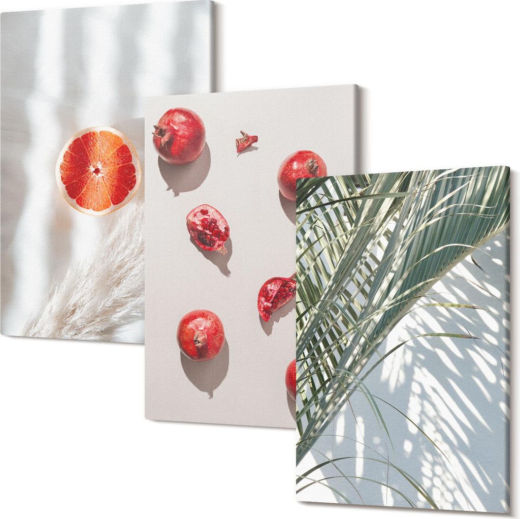 Leinwandbild – Wandbild – Leinwandbilder – Kunstdruck – Polycanvas – Modern – Mehrteilig – 3-Teilig Set – Hochwertig – Geruchslos...
