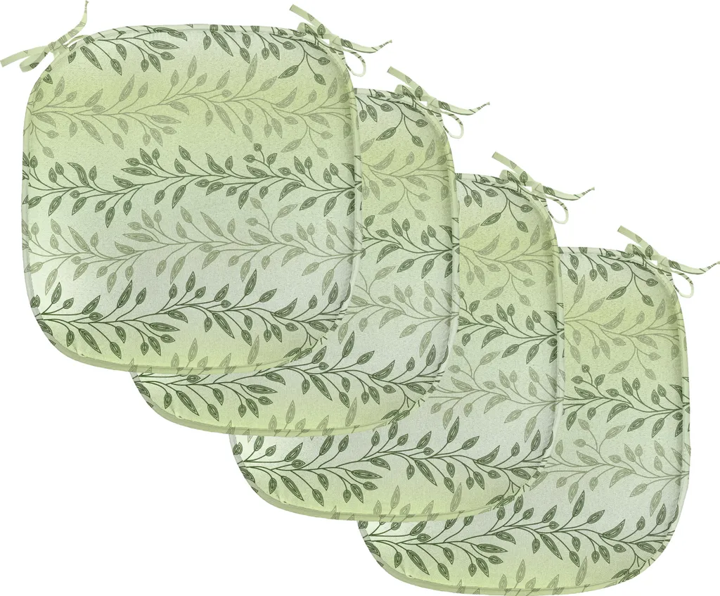 Cuscini Sedie Impermeabili 40x40 - Set 4 Pezzi ABAKUHAUS Verde