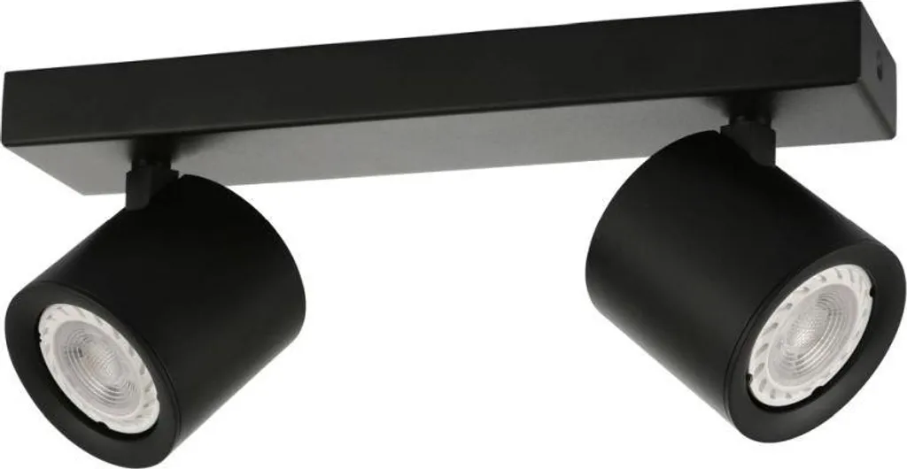 Spot Doppio Italux KARLOTA Nero SPL-31959-2B-BK | Installazione Facile
