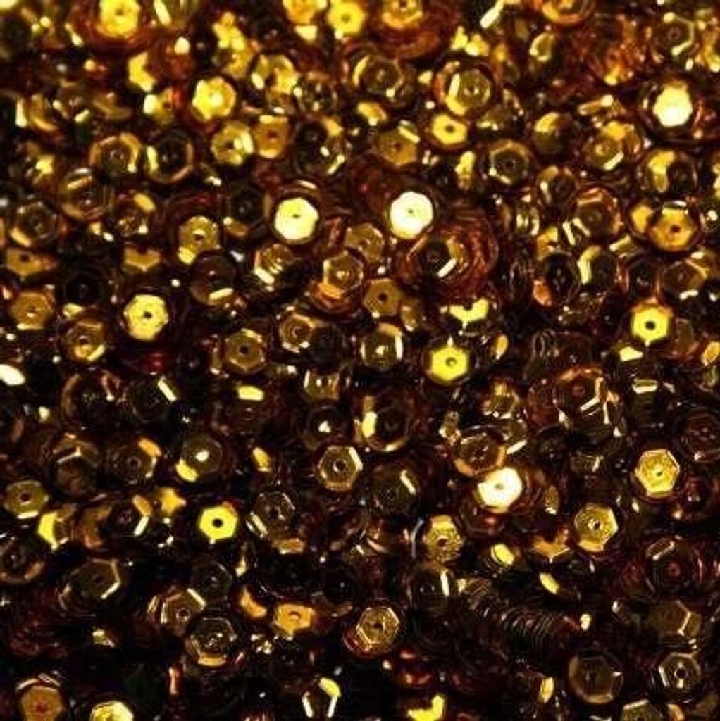 Gebrochene sechseckige Pailletten, 6 mm, 100 Gramm