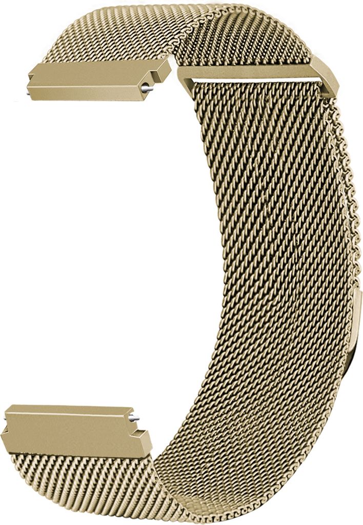imoshion Magnetisches Milanaise Armband - Universelle 20 mm Anschluss - Größe S - Champagne Gold