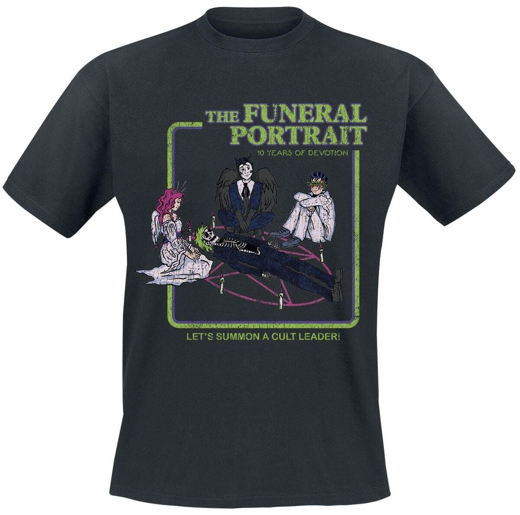 The Funeral Portrait T-Shirt Herren Summon A Cult Leader schwarz M