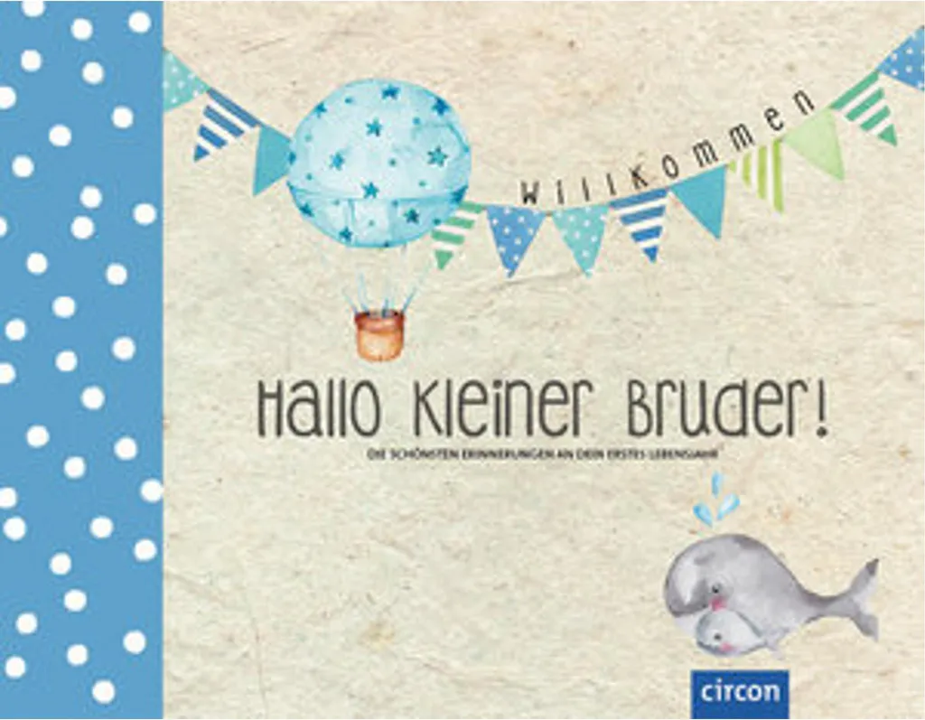 Kit annonce grossesse Hallo kleiner Bruder pour séance photo famille