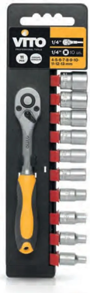 Kit douilles 1/2 pour mécanique et entretien avec cliquet réversible 1/2