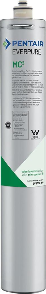 EVERPURE Filterpatrone MC2 für Tafelwasseranlagen keimtötender Wirkung EV961255
