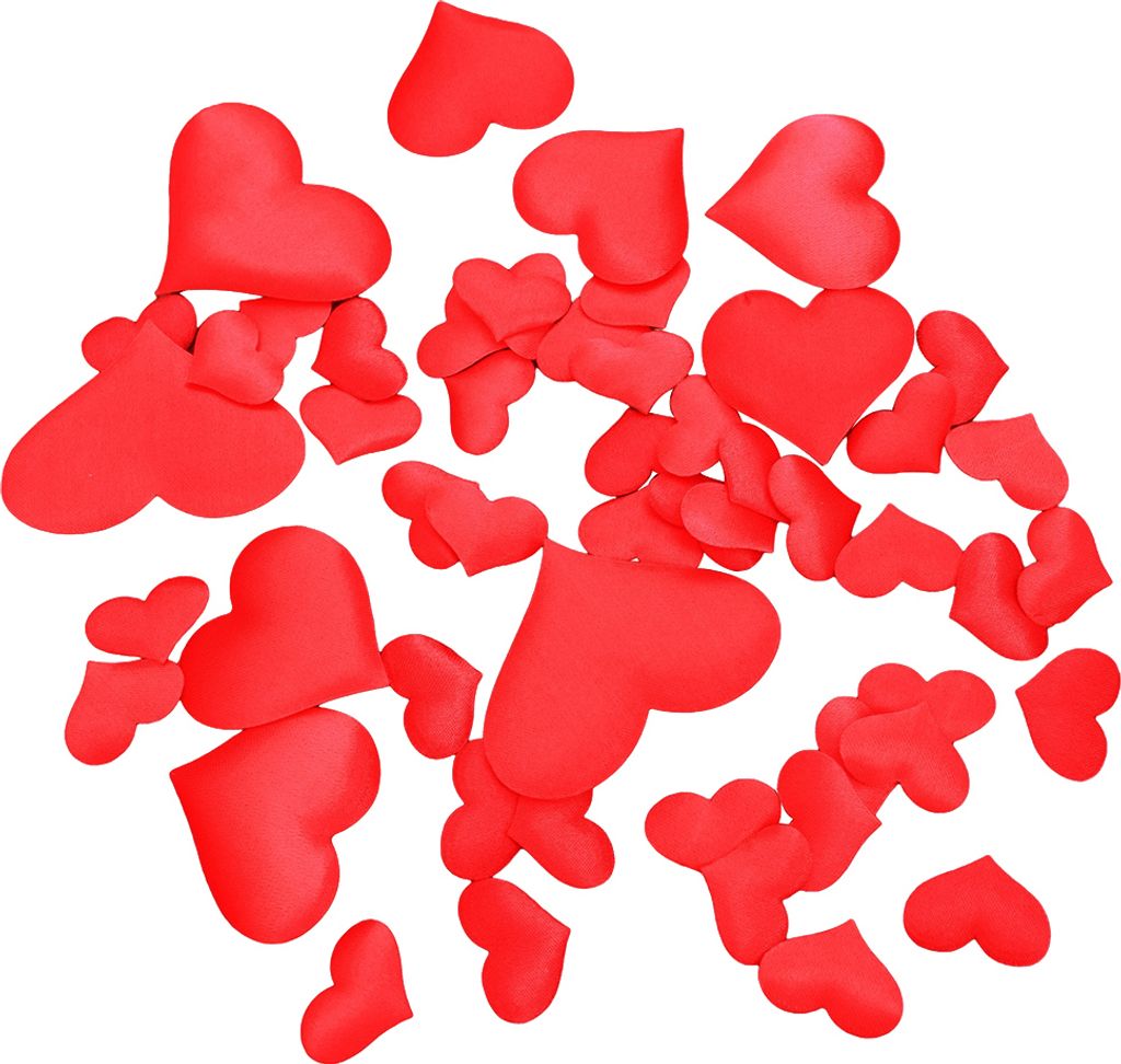 100pcs romantische verheiratete Liebe Herz funkeln Konfetti Tisch Hochzeitsfeier Streuung-Rot ,Größen:2.1 cm