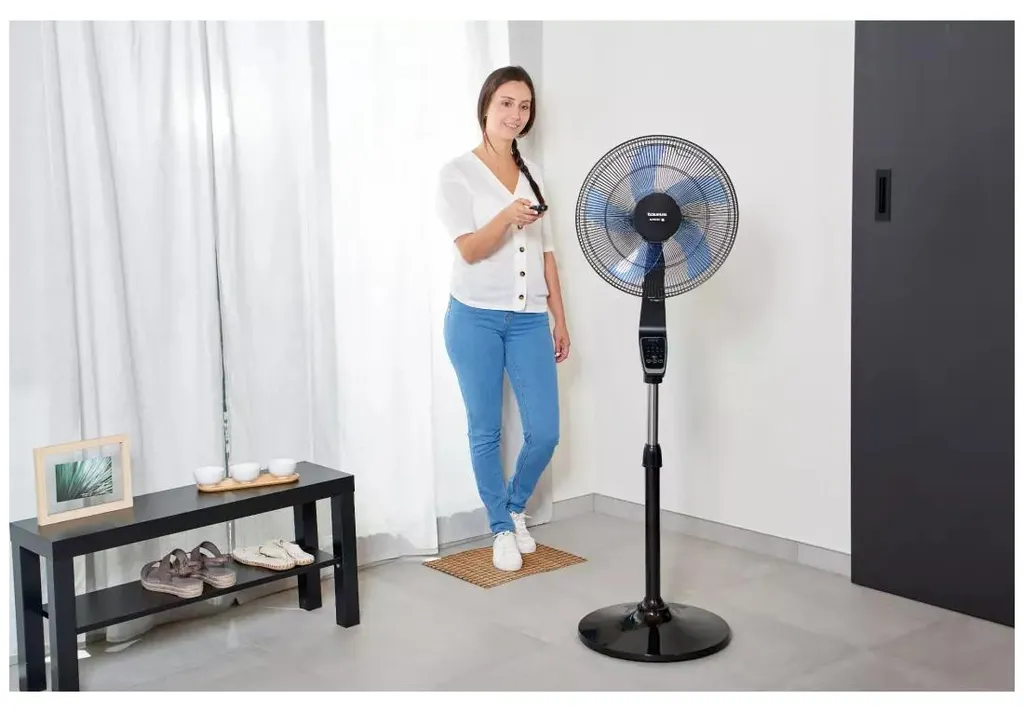 Ventilateur pour Salon Taurus 50W Commande Digitale 60dB Hauteur 1,30m