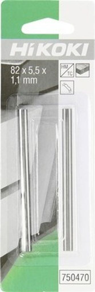 Nože HiKOKI pre elektrický hoblík 1,1x82x5,5 mm, 2 ks Obrázok produktu 