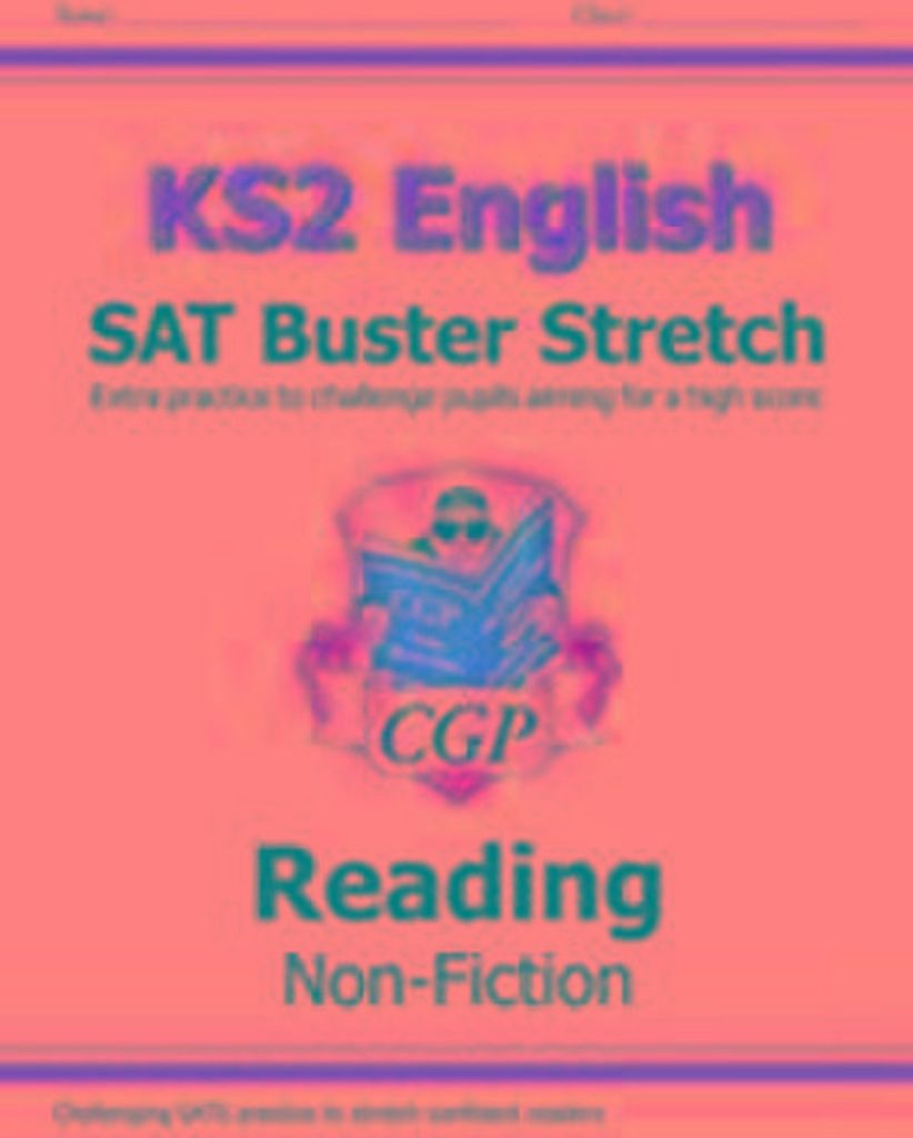 Ks2 English Reading Sat Buster Stretch – Lingua: Inglese