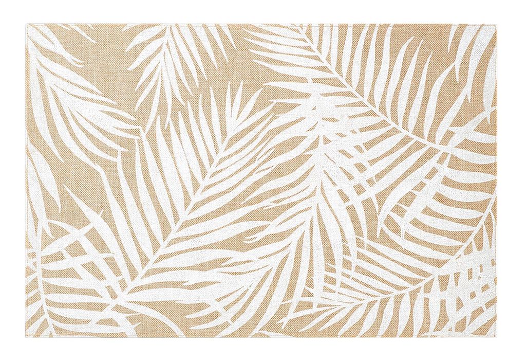 Zeller Platzset "Palme", Polyleinen, weiß, 45 x 30 cm (1 Stück)