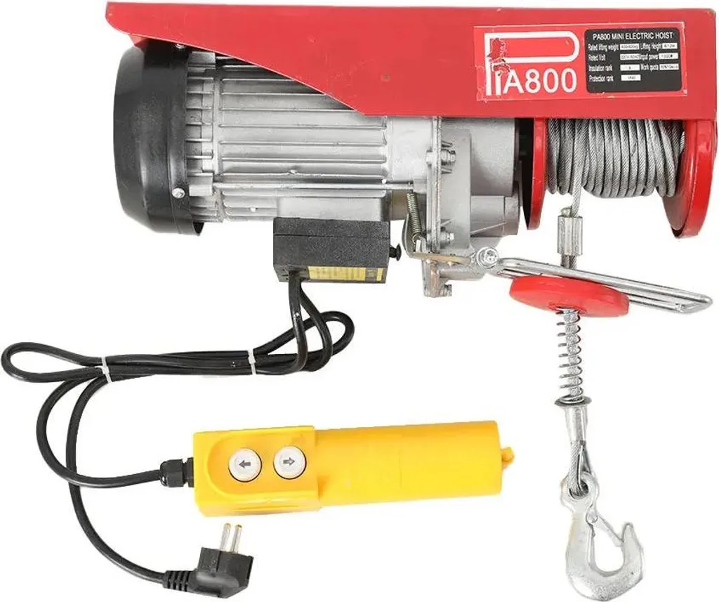 Treuil électrique câble simple/double 1300W pour levage vertical 220V