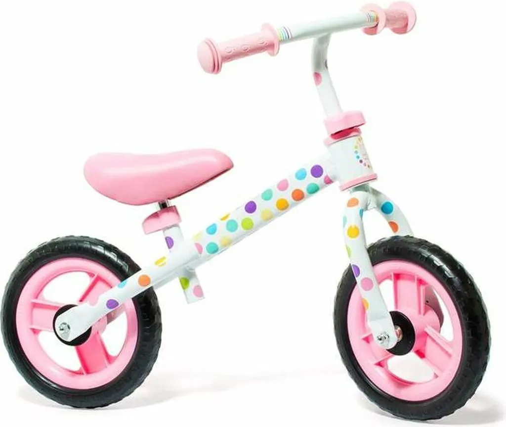 Vélo d'Équilibre Molto Blanc pour Enfant - Idéal Apprentissage Garçon