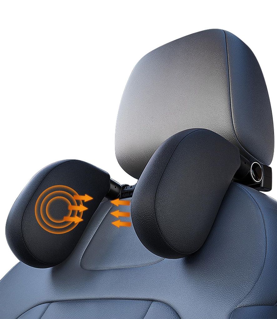 Auto Kopfstütze Verstellbar 140-280mm mit Memory Schaum - Produktbild 
