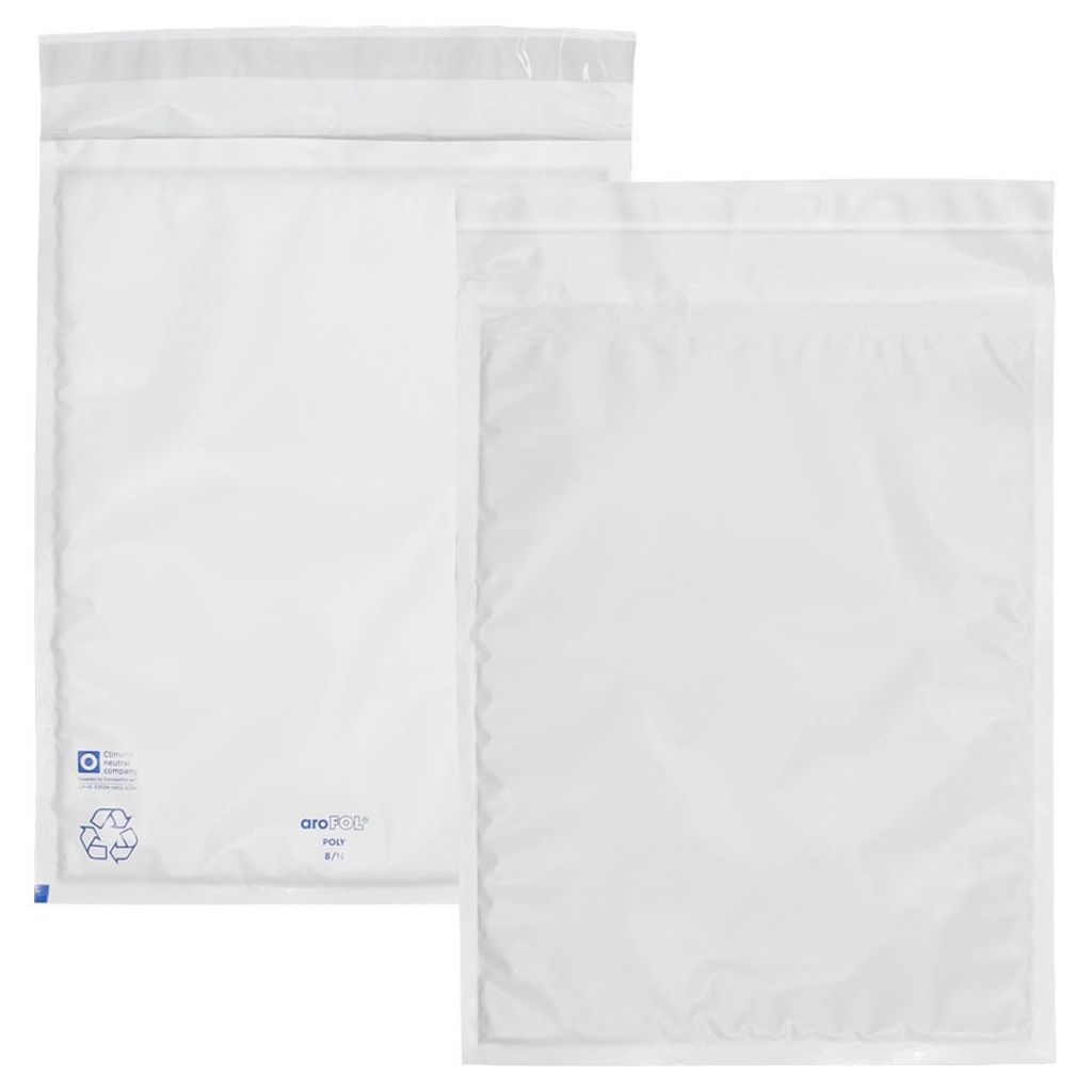 aroFOL POLY Luftpolstertaschen 8/H weiß für DIN C4, 100 St.
