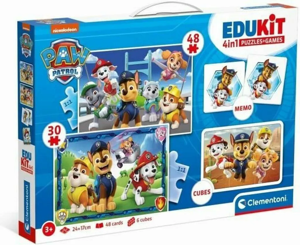 Éveil Enfant : Puzzle Pat' Patrouille Edukit Clementoni Anti-Stress