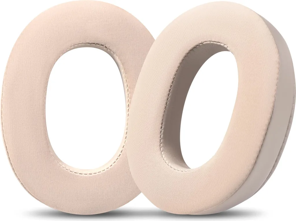 INF Cuscinetti di ricambio in ice leather per Sony MDR-1000X e 1000XM2, set da 2 Champagne