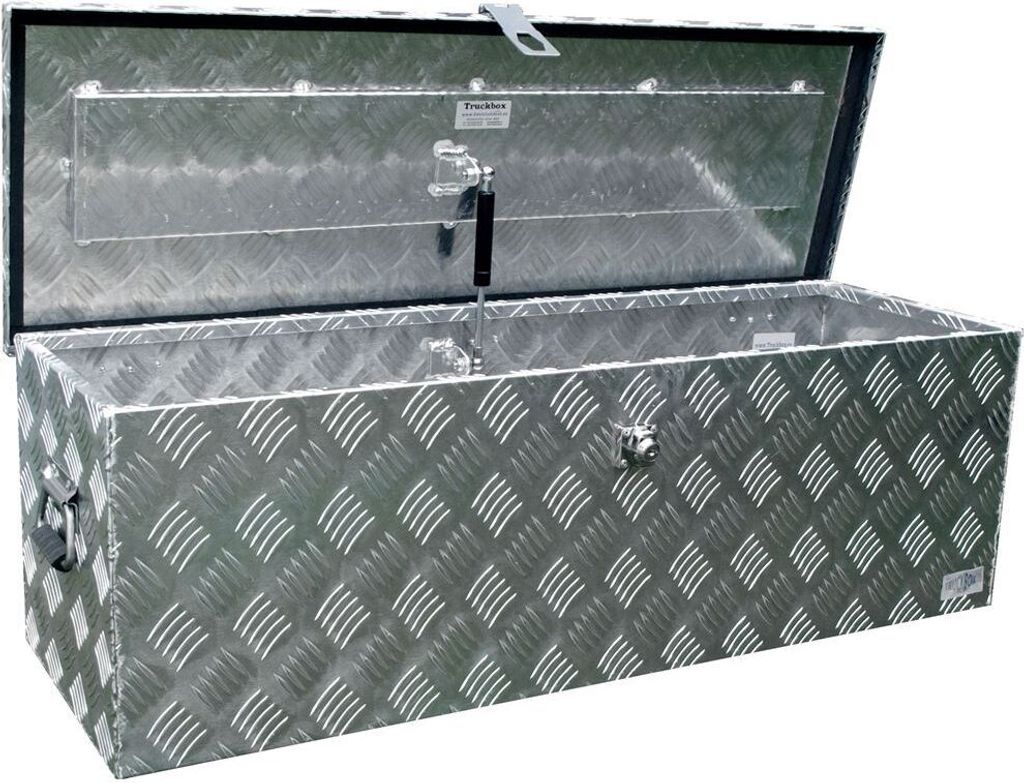 Truckbox D100 Deichselbox, Werkzeugbox, Alu Riffelblech, Produktbild 