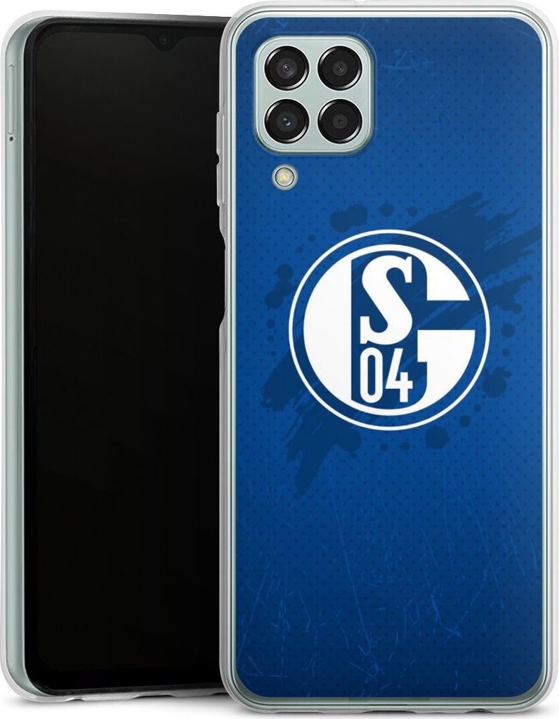 DeinDesign Handyhülle für Samsung Galaxy M33 5G Silikon Hülle Case Smartphone Schutzhülle Bundesliga FC Schalke 04 Offizielles Lizenzprodukt