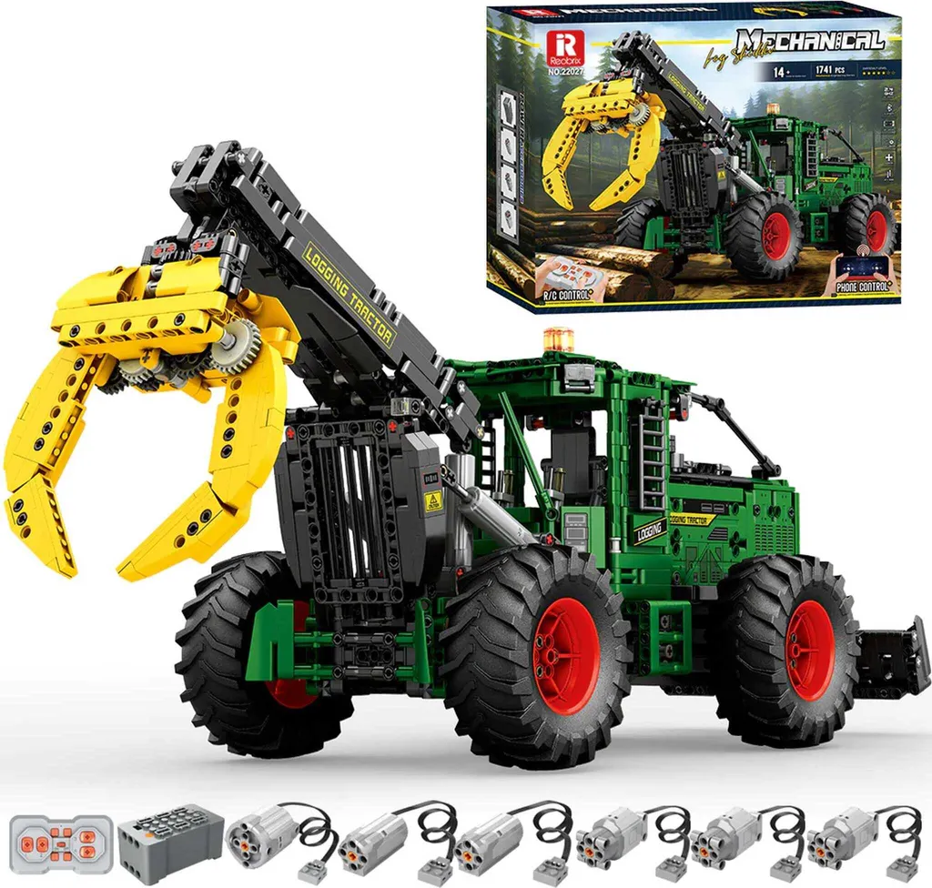 Reobrix R-22027 Véhicule Forestier : Jeu de Construction Technique Complet - 8