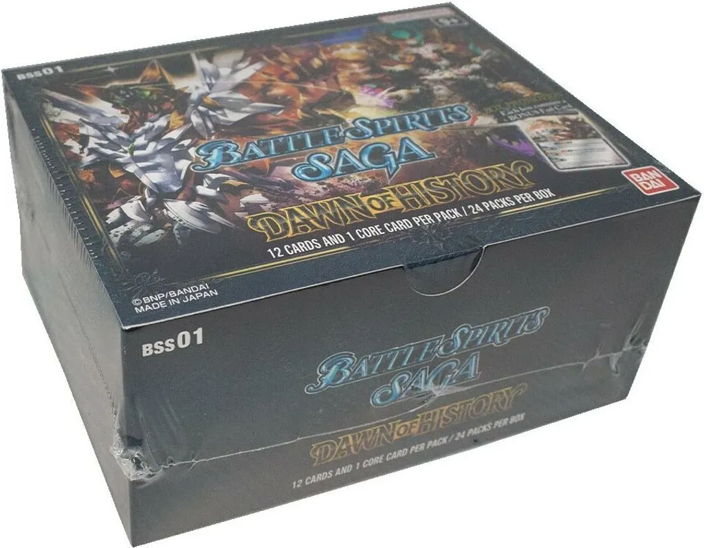 dawn of history booster box Battle Spirits Saga TCG: Set 01 You can build 2 or more decks for each of the 4 colors Battle Spirits Saga TCG: Dawn