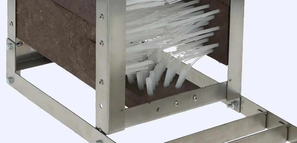Lave-bottes brosse à sol rigide pour extérieur et entrées de ferme